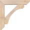 Ekena Millwork Legacy Slat Smooth Bracket w/ Offset Brace, Douglas Fir, 5 1/2"W x 24"D x 24"H BKT0604X24X24LEC06SDF - alternate 2
